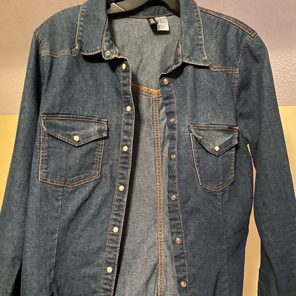 Jean Jacket Shirt Denim